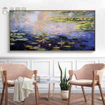 Graffiti bird Monet water lily painting living room sofa hanging painting abstract bedroom bedside painting European banner