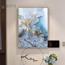 Living room sofa background wall decorative painting mural porch aisle restaurant modern simple light luxury hand-painted oil painting hanging painting