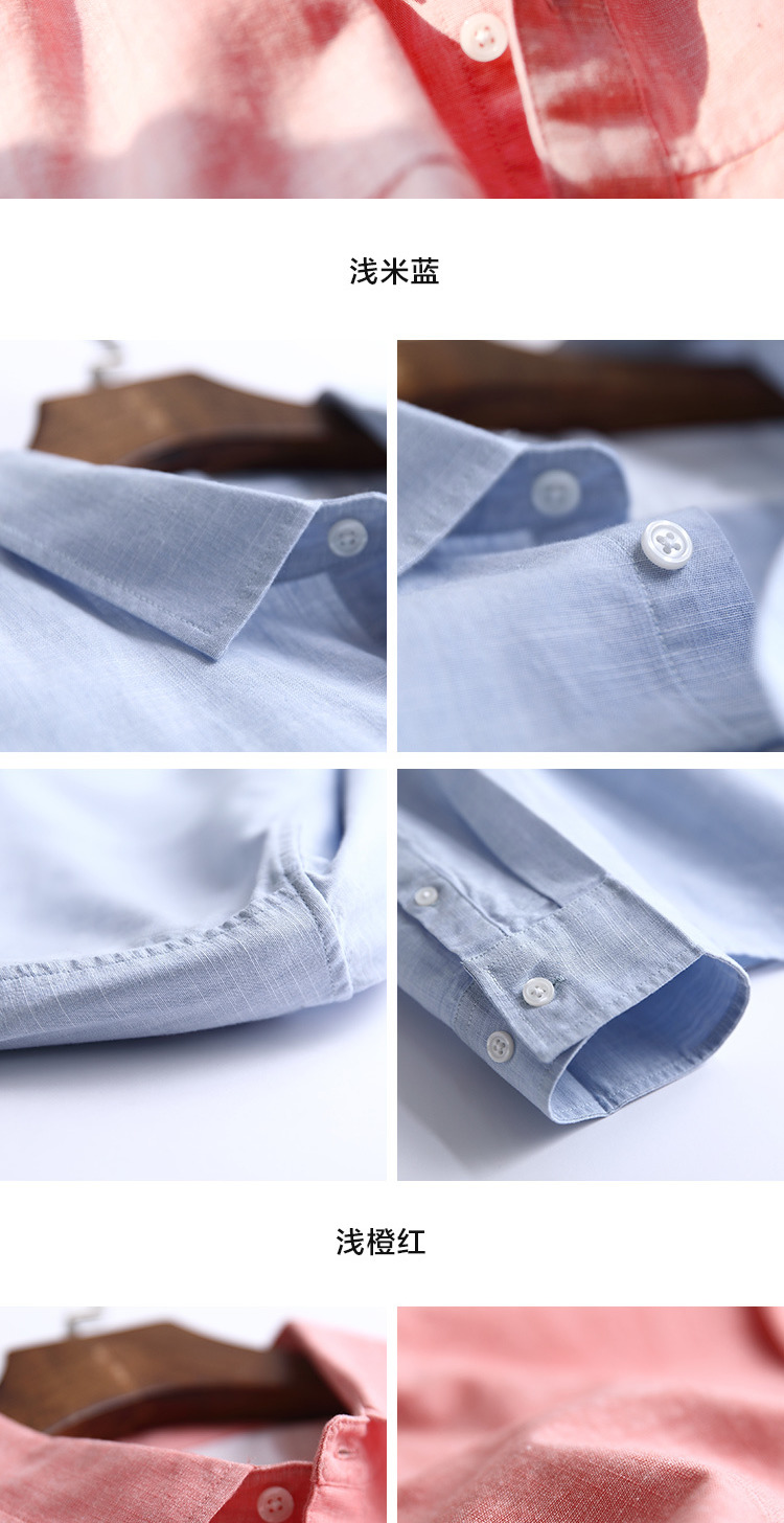 Áo thun cotton nam cotton nam dài tay màu trắng áo sơ mi trang nam cao cấp