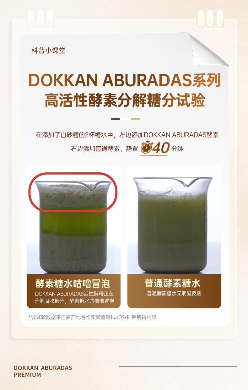 日本 DOKKAN PREMIUM 植物瘦身酵素  香槟最强版   便携小包装  6粒 【范冰冰同款】