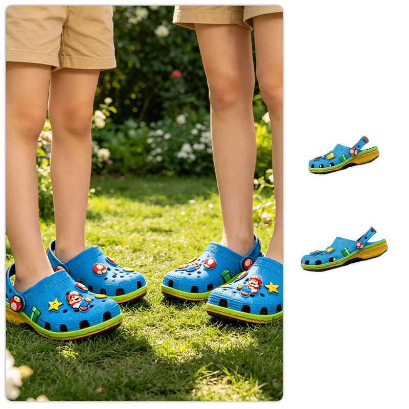 Crocs Family-Friendly Clogs Classic Super Mario Brothers Clog Beach Shoes Sandals 212138 Crocs Family-Friendly Clogs Classic Super Mario Brothers Clog Beach Shoes Sandals 212138