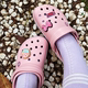 Crocs summer neutral clogs lightweight Crocs ເກີບຫາດຊາຍຂອງຜູ້ຊາຍແລະແມ່ຍິງໄວແຫ້ງໄວ 11016