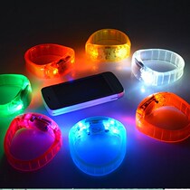 KTV luminous bracelet LED voice-activated luminous bracelet Music bracelet Bar nightclub concert cheer atmosphere