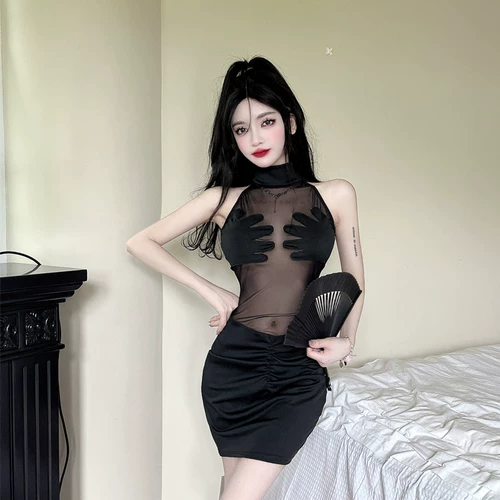 Летнее модное сексуальное платье, европейский стиль