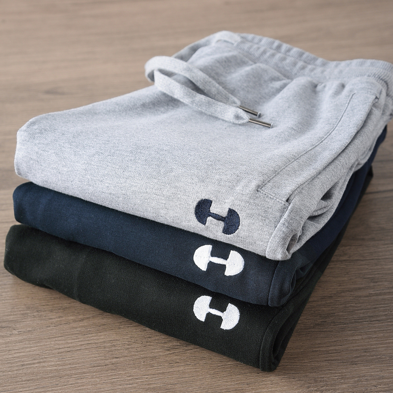 Spring and Summer Non-Pilling Terry Cotton Sweatpants for Men, Simple Jogger Pants with Tapered Legs, Youth Slim-Fit Running Sports Casual Pants