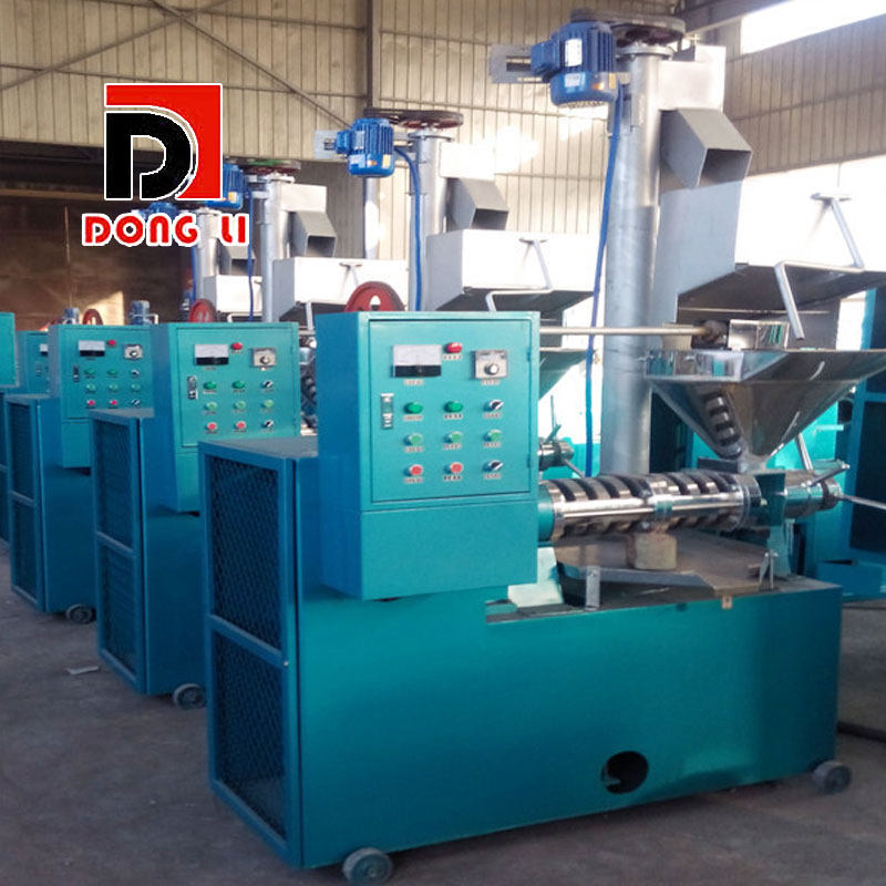 Small and medium-sized commercial oil mill spiral oil press peanut rapeseed sesame walnut tea seed oil press 150 cold press