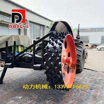 Single-double chain land ditching machine road pipe cable construction fuel gas pipe planted with concrete disc ditching machine