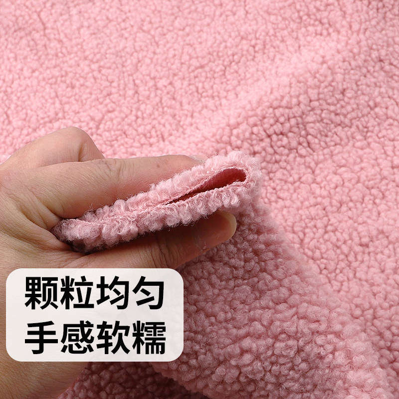 加厚保暖羊羔毛布料珊瑚绒，终于找到绝美内衬和DIY外套面料！怎么办？_服装_淘宝服装网