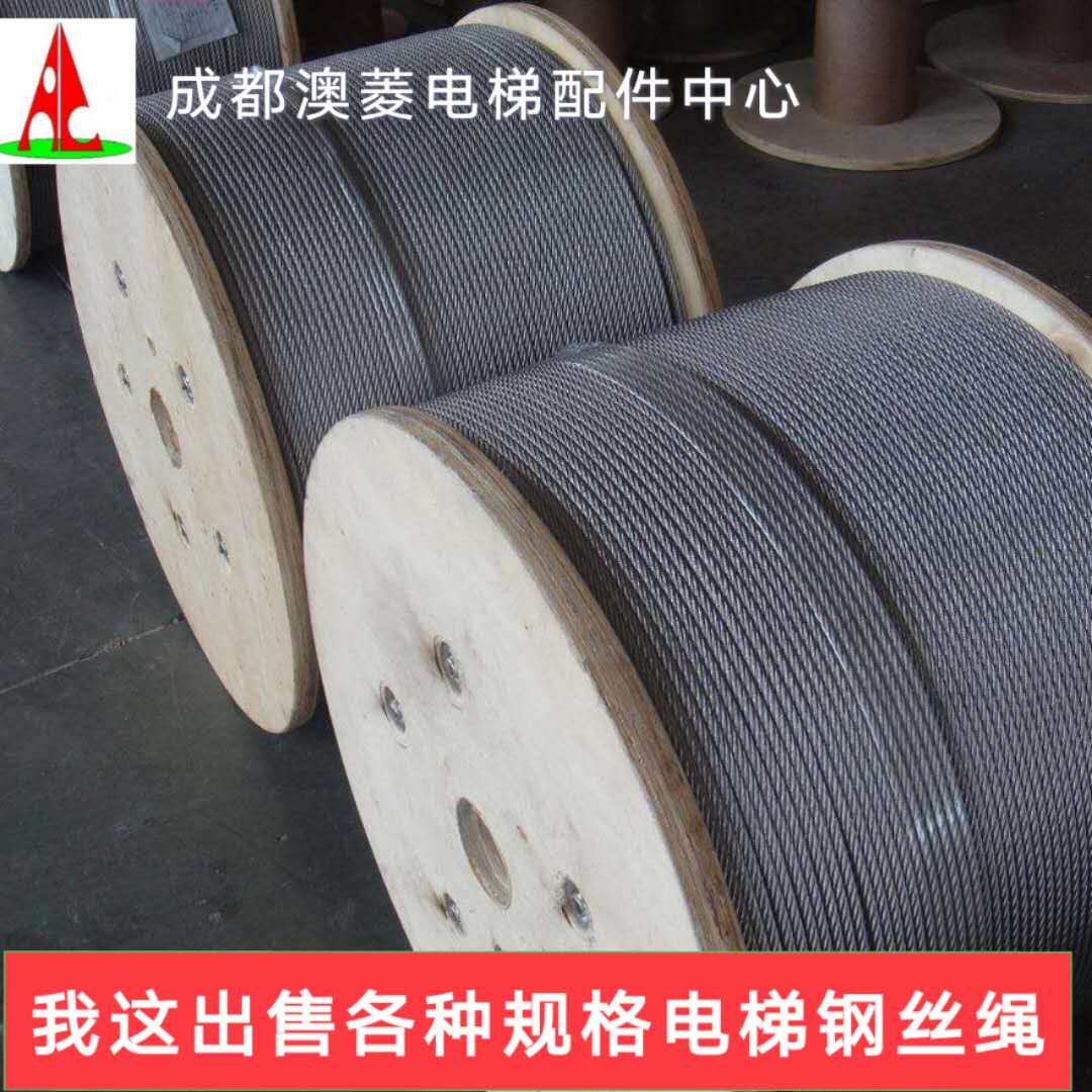 Chengdu physical store up to 10mm hemp core traction speed limiter special steel wire rope for elevator
