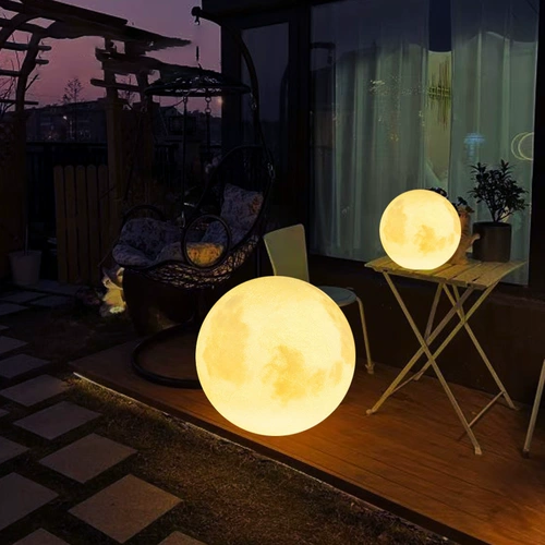 Круглая дорожная водонепроницаемая луна на солнечной энергии