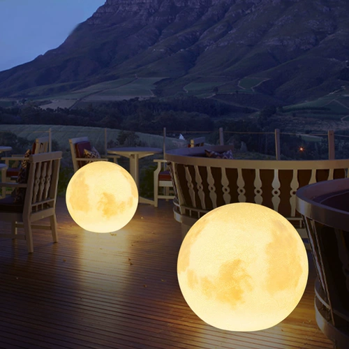 Круглая дорожная водонепроницаемая луна на солнечной энергии