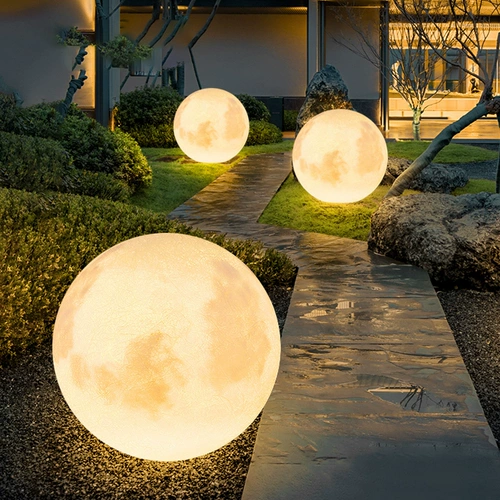 Круглая дорожная водонепроницаемая луна на солнечной энергии