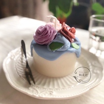 Handmade flowers cakes scented candles natural soy wax wedding gifts girlfriends gifts