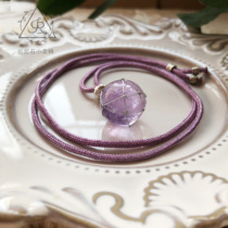 New natural quality amethyst ball pendant handpicked necklace