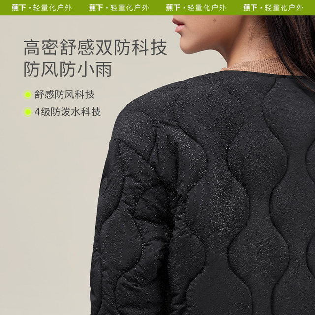 Banana under-air fleece jacket for women CL18523 new autumn and winter warm loose bread coat thin cotton coat liner cotton coat