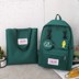 Schoolbag nữ Hàn Quốc phiên bản của cơ sở trường học sinh trung học vải lưới lớn màu đỏ công suất hàng trăm trẻ em đơn giản vai. 