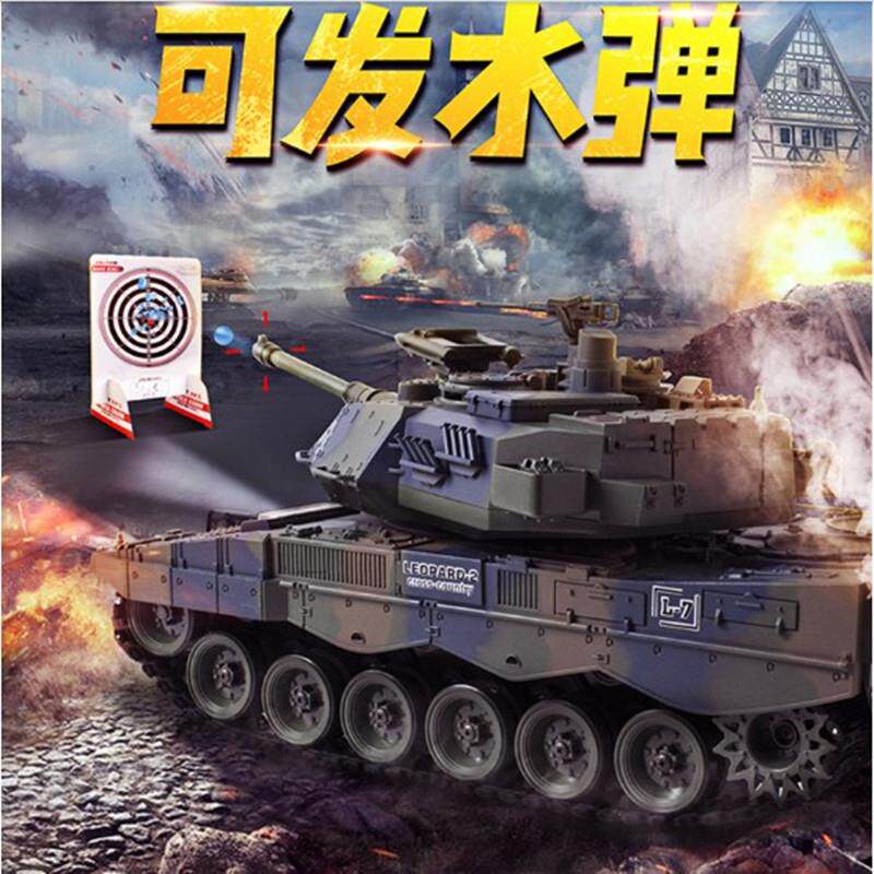 Boy Toy Tank Remote Control Tank Toy Can Launch WWII German 4 Tank Water Suction Bullet Tanke Car