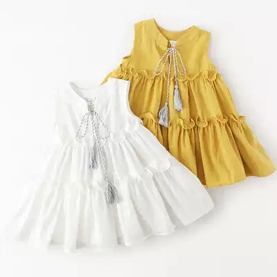 (Clearance does not return) girls dress summer Korean children's foreign princess dress little girl cotton skirt