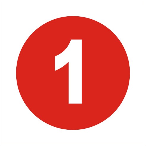 Pvc Oversized Fleet Number Stickers for Construction Machinery, Excavators, Cranes, Large Equipment Number Stickers