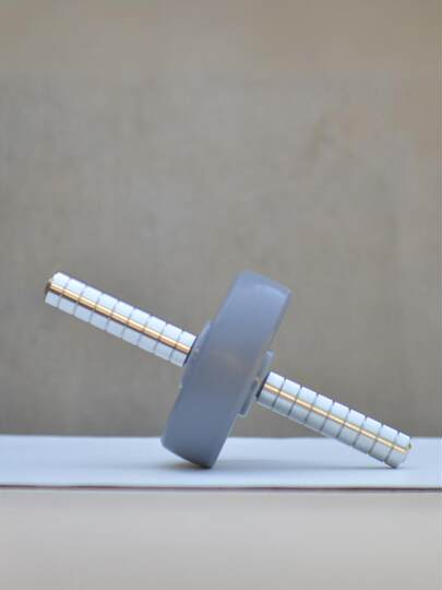 304 stainless steel abdominal muscle wheel double bearing silent abdominal muscle wheel TPR wheel household indoor waist and abdomen core trainer