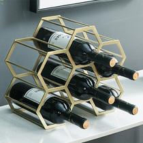 Simple Nordic creative luxury wine rack home wine cabinet home new wine rack ornaments creative wine rack