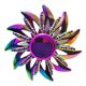 Metal colorful fingertip spinner black technology zinc alloy finger rotating decompression artifact student children's toy