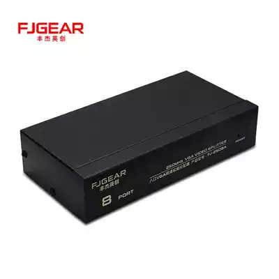 Fengjie VGA distributor 2508A one point eight VGA Sharer one in eight out 250MHz 8 Port 250