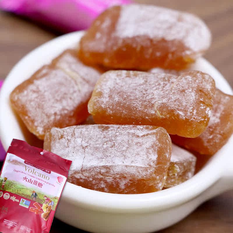 Imported new Asia ginger glycogen flavor can be brewed black tea Ginger juice Ginger sugar Fudge antiemetic motion sickness candy Appetizer candy snack