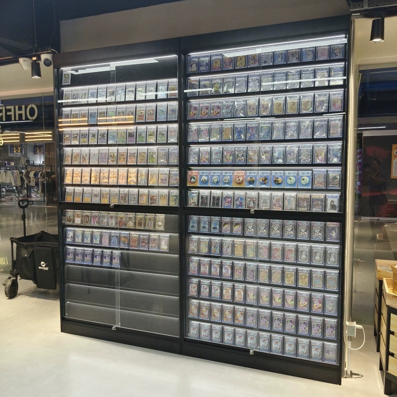 Card Display Cabinet, Game Card Rack, Star Card Display Cabinet, Pokémon Card Display Cabinet, Coin Grading Card Display Rack