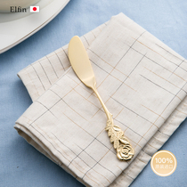 Japan imports ELFIN Western dining knife Stainless Steel Butter Knife Bull Oil Bread Knife Upscale Western Dinner Fruit Jam Cream Knife