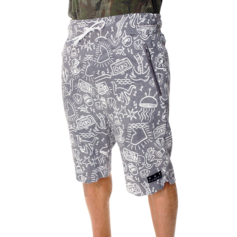 Famous Star American Street Fashion Brand Rock Punk Pure Cotton Retro Casual Beach Shorts Sports Shorts Famous Star American Street Fashion Brand Rock Punk Pure Cotton Retro Casual Beach Shorts Sports Shorts