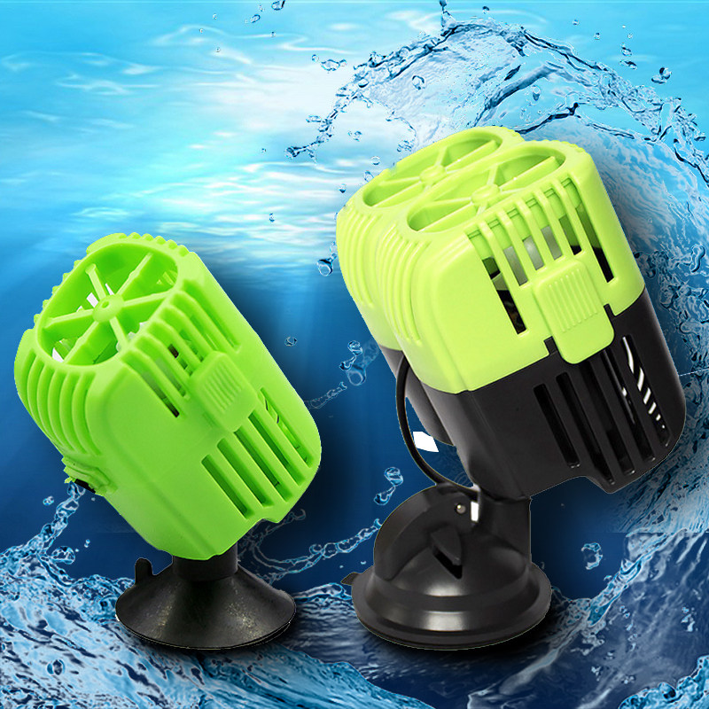 Fish tank wave pump Ultra-quiet frequency conversion base suction cup surf pump wave fecal suction aquarium magnet double head