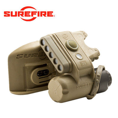 American FIRE SUREFIRE HL1-C-TN RED and WHITE IR LED HELMET LIGHT