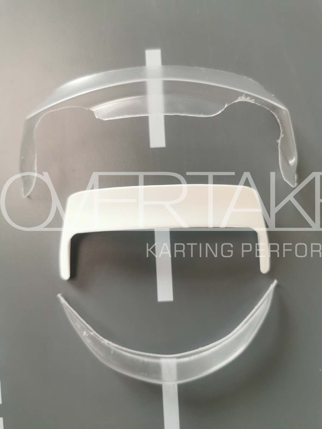 Helmet tail Arai GP6 SK6 with air spoiler kit (front lip tail) overTAKE