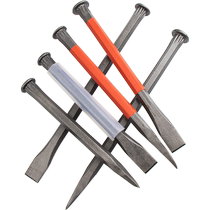 Chisel masonry stone breaking tool flat head chisel handmade cement tip chisel flat head masonry steel chisel special steel stone splitter