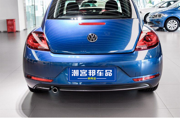 Special stainless steel exhaust pipe for beetle tail throat New beetle modified decoration