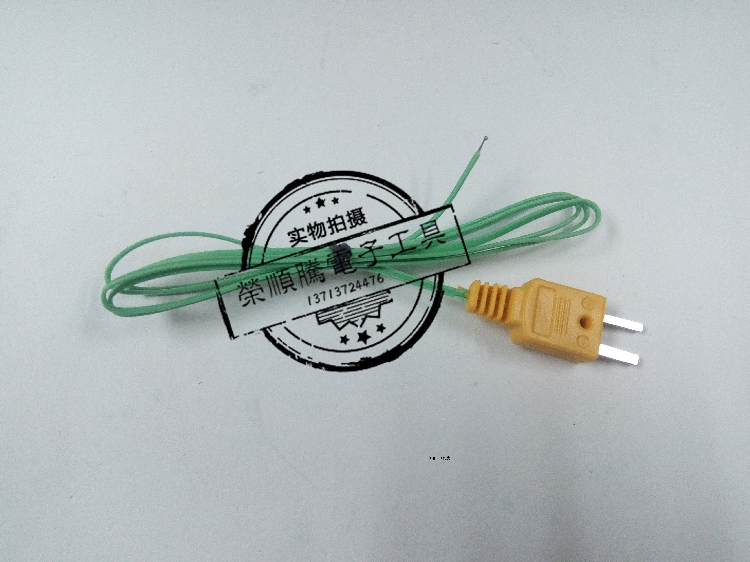 K-type surface thermocouple temperature monitor catch-up wire Teflon wire meter thermometric line 1 m thermocouple monitor