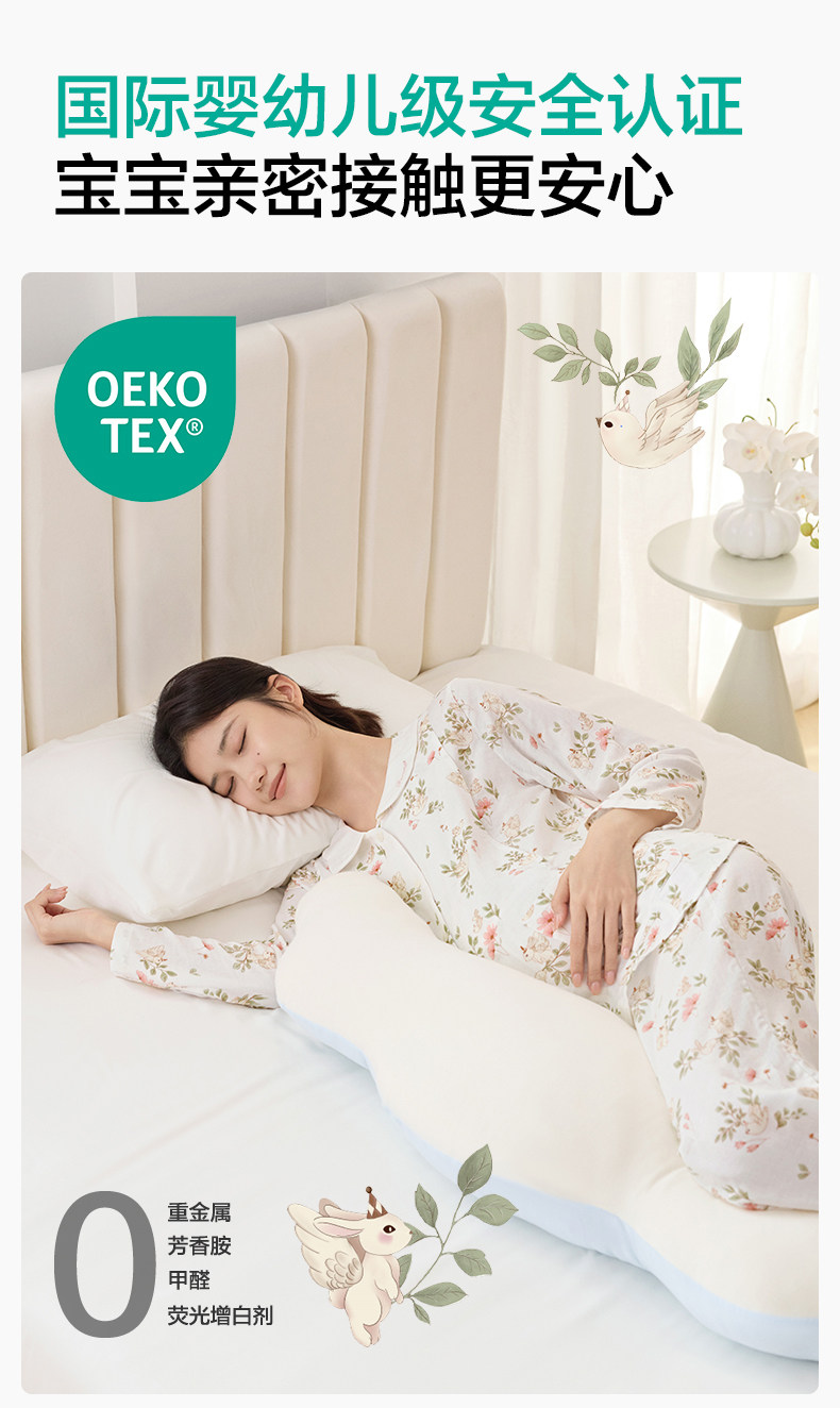 【新品】全棉时代孕妇纱布家居服纯棉舒适哺乳喂奶产后月子睡衣女 — 6