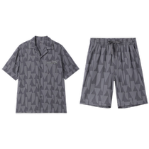Cotton Era Double-layer Gauze Home Set for Men and Women Summer Thin Cotton Pajamas for Women Comfortable and Breathable Short Sleeves