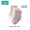 Children's medium tube socks： lilac purple+light pink+white