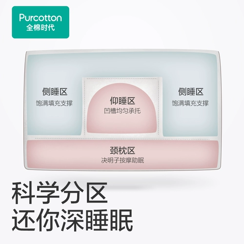 Детская хлопковая подушка для шеи для школьников для домашнего использования, с защитой шеи