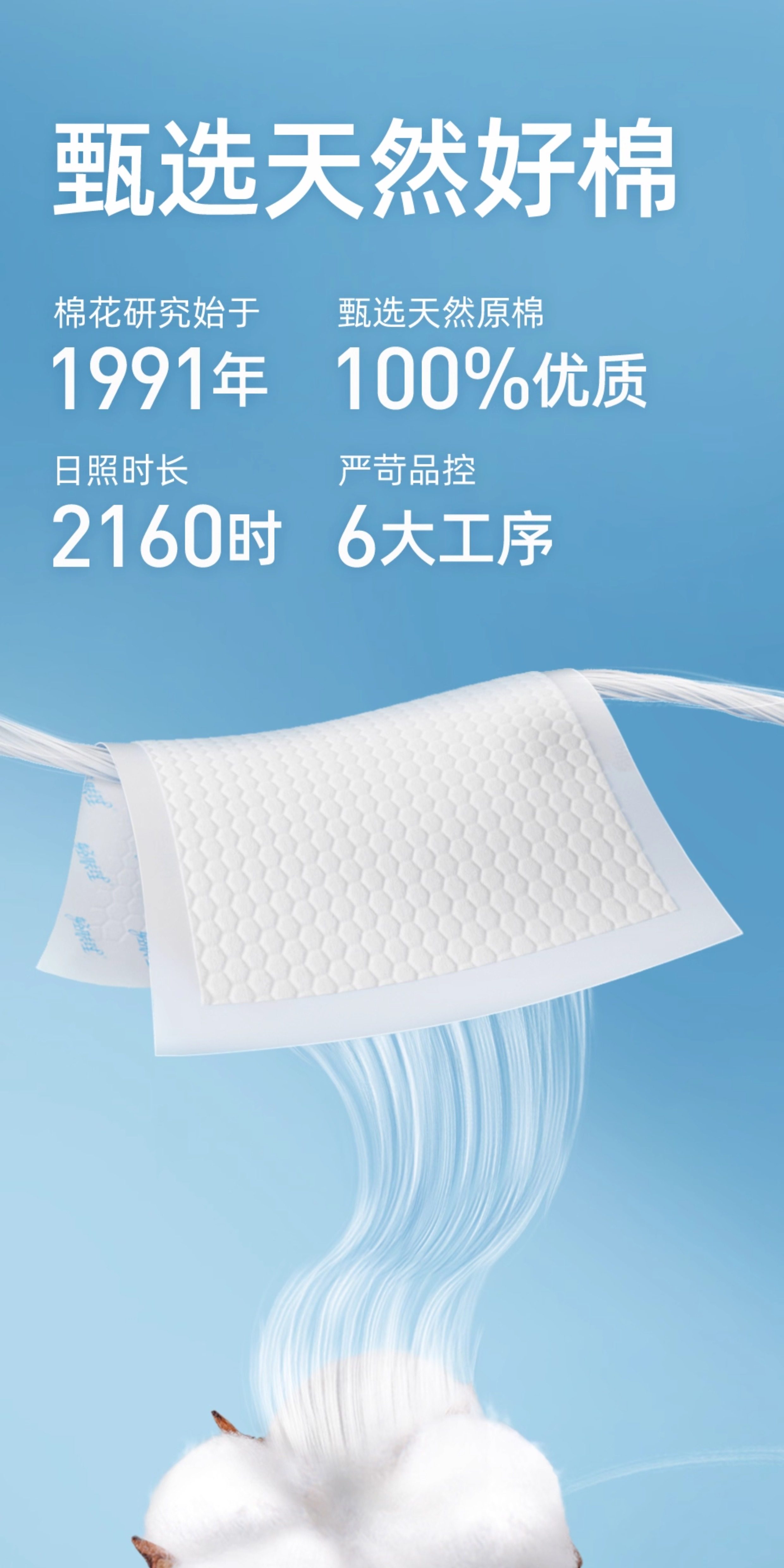 全棉时代轻肤理产褥垫孕妇产后专用一次性隔尿垫片成人护理姨妈垫 — 4