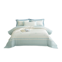 (Recommended by Zhao Liying) Cotton Era Four-piece Set 100% Cotton Type A Bedding Set Cotton Story