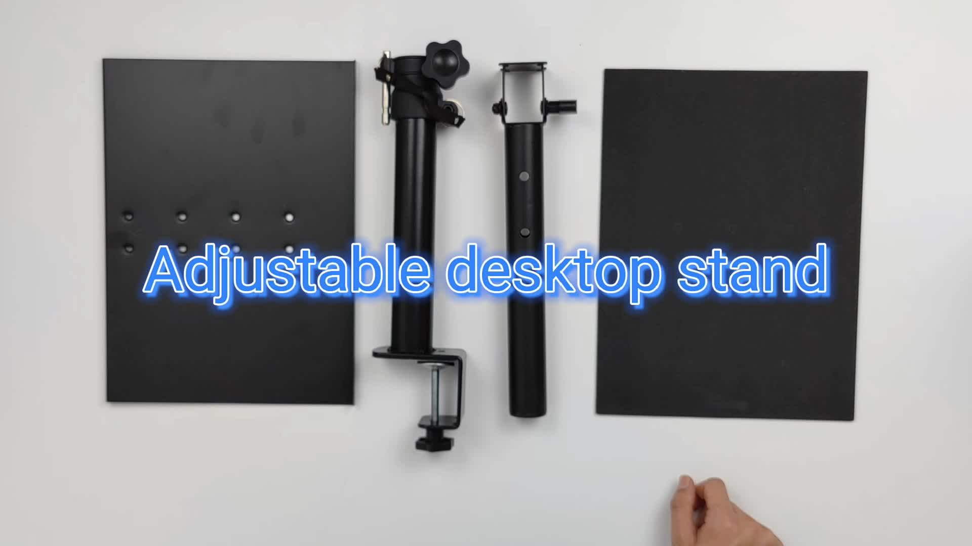 Adjustable Speaker Desk Stand Portable Metal Display Racks Floor Standing Desktop Monitor