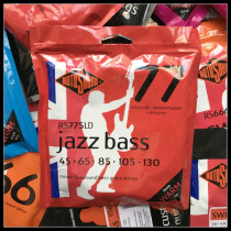 British ROTOSOUND RS775LD 45-130 stainless steel fretless bass BASS flat strings 5