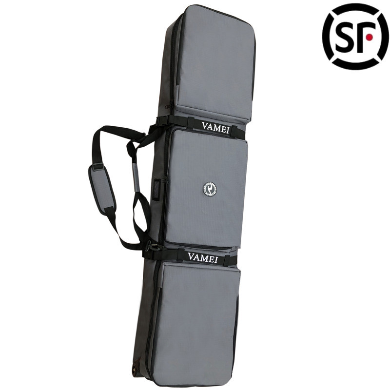 vamei snowboard with wheels board bag snowboard check trip board bag waterproof wet and dry separation roller bag