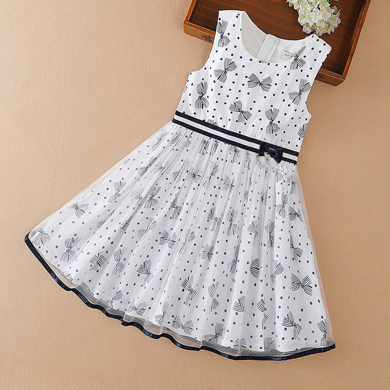 Girls dress cotton summer cotton sleeveless skirt children summer fashion vest skirt little girl princess skirt