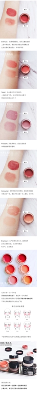 Anh illamasqua thạch mousse má hồng và má sử dụng hai loại kem má hồng dạng kem Tonic / Entice - Blush / Cochineal