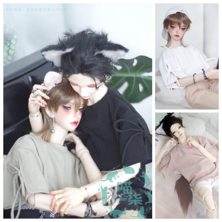 BJD Eva Coat Blouse Lace Short Sleeve T-shirt 3 Men Waveva 68 Putscht Grand Female SD17