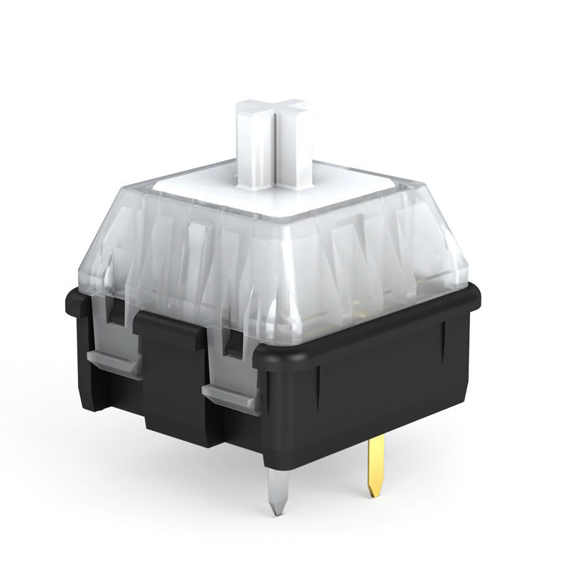 Kaihua kailh sun axis customized game mechanical keyboard MX axis center light-transmitting white axis switch accessories